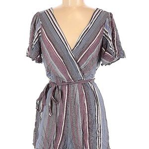 Trixxi multi colored striped romper